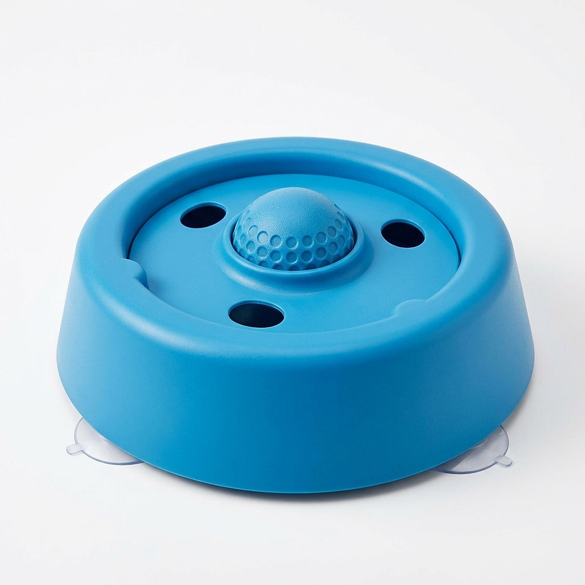 Lick & Roll slow feeder bowl with recessed lid and rolling ball